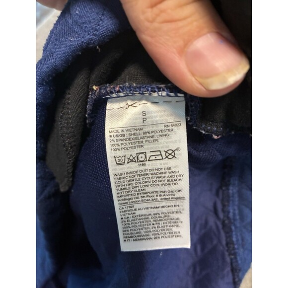 Gap Fit Cowl Neck Chunky Quilted Oversized Pull Over Jacquard Sweater Small - Picture 4 of 4